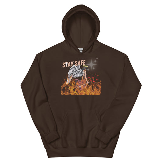Stay Safe Angel Sword Hoodie