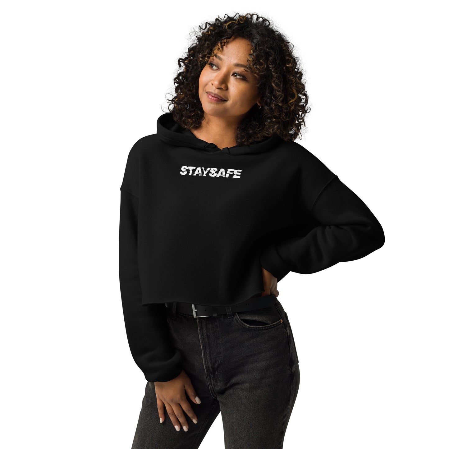 Crop Stay Safe Hoodie