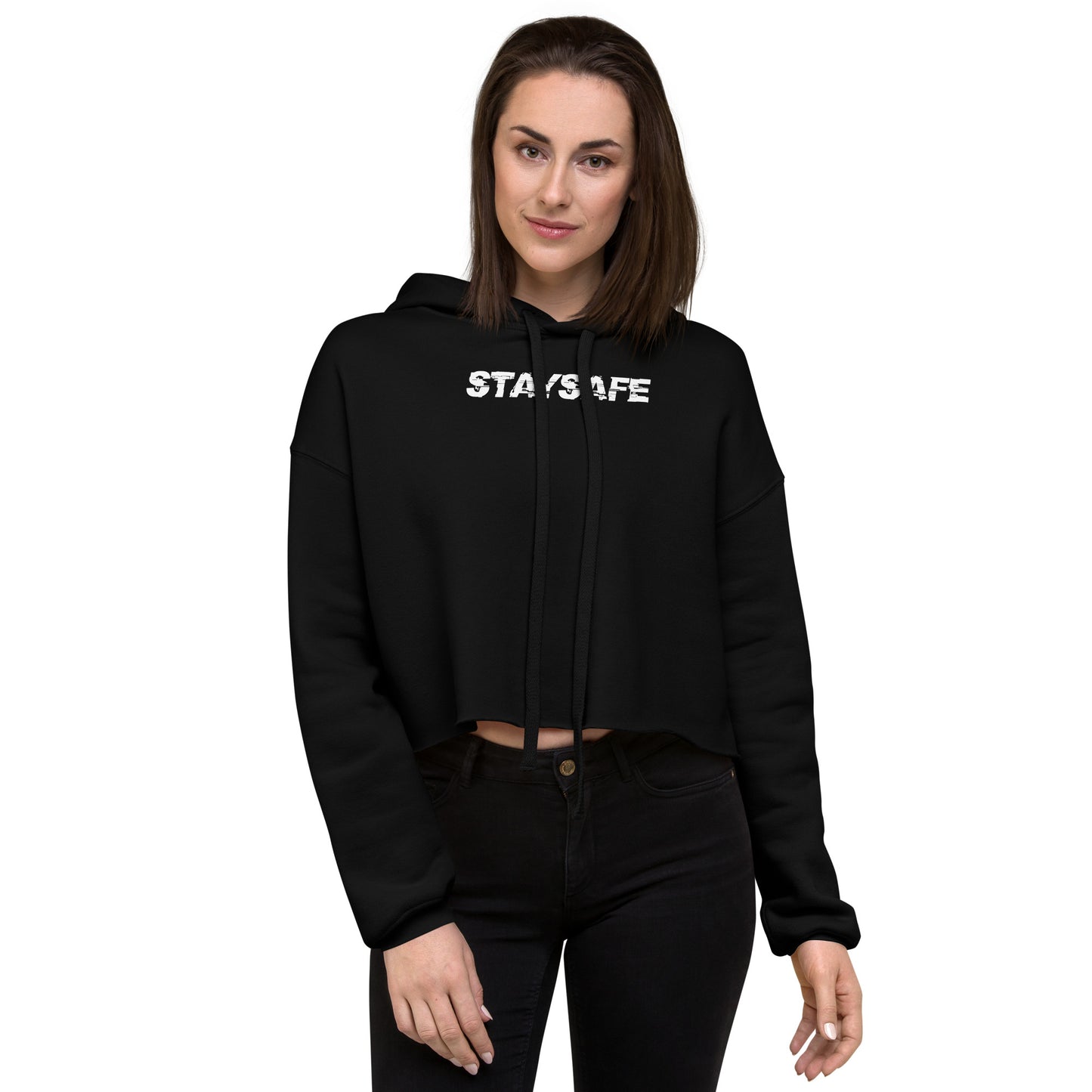Crop Stay Safe Hoodie