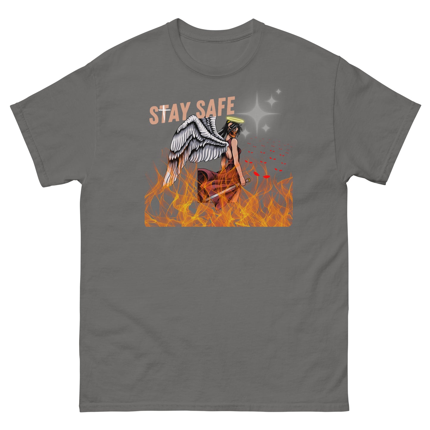 Stay Safe Angel Sword Tee