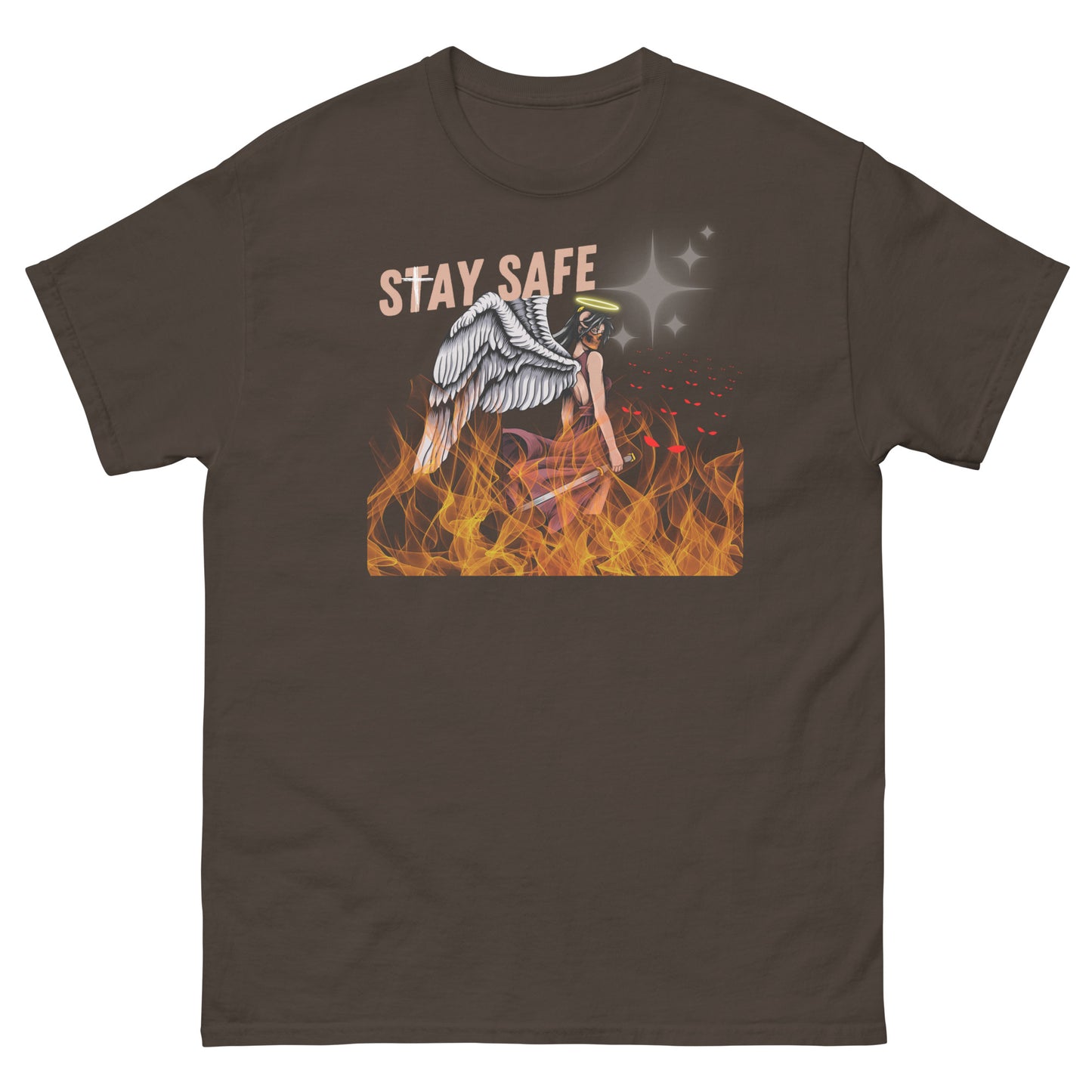 Stay Safe Angel Sword Tee